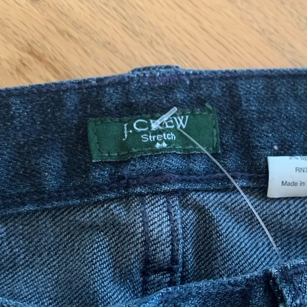 J.Crew‎ Stretch Women’s Toothpick Jeans Denim Size 27 Dark-wash Skinny Leg